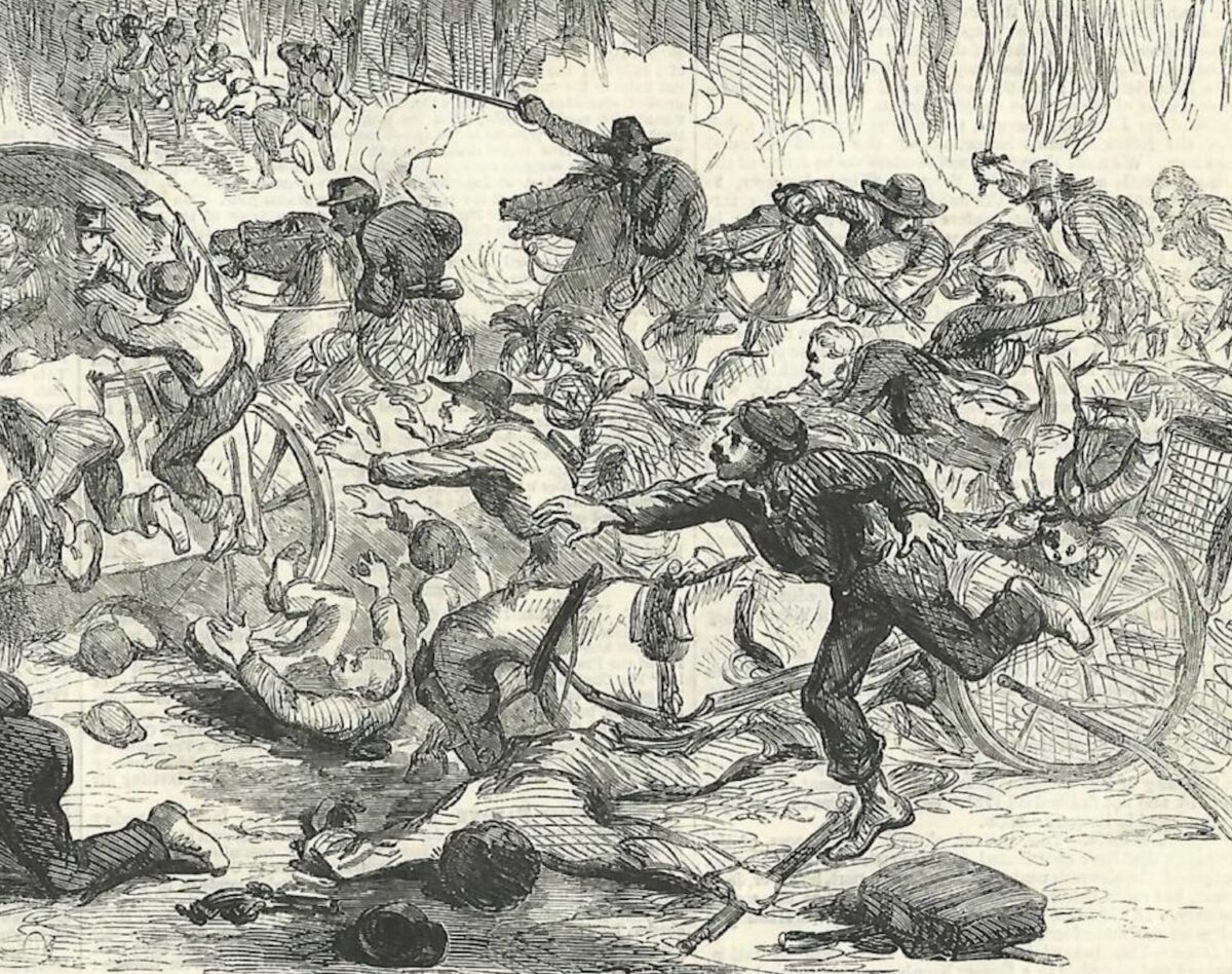 Retreat from the Battle of Bull Run