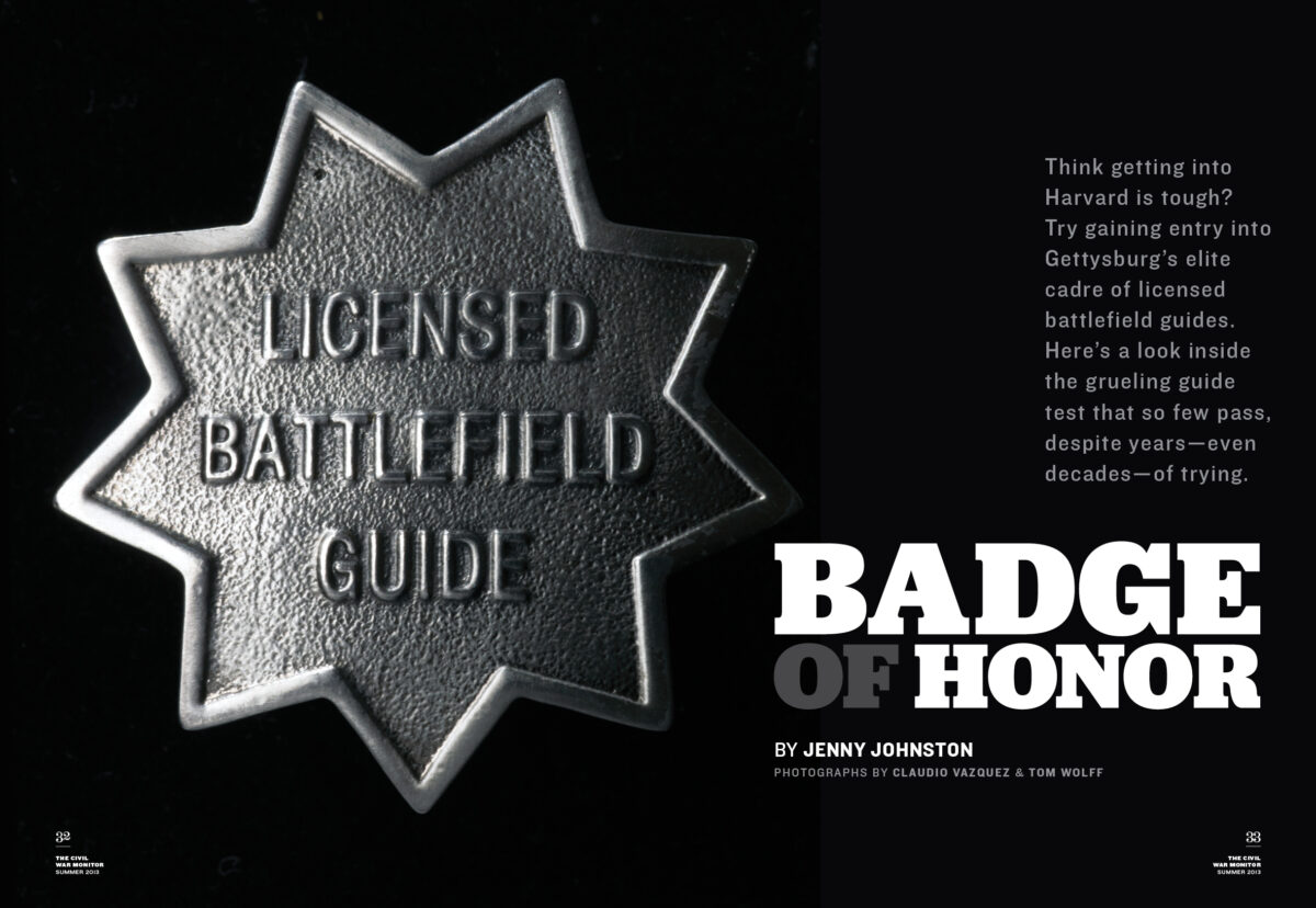 Badge of Honor: Gettysburg's licensed battlefield guides