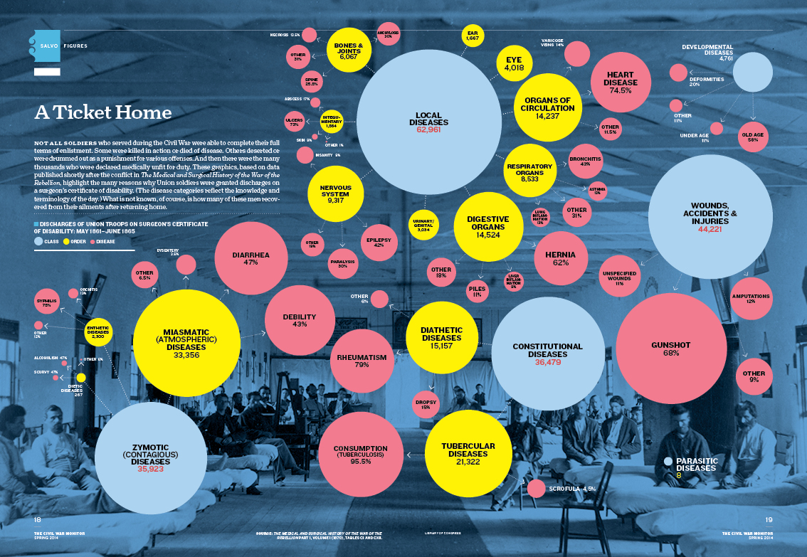 Statistics about Civil War diseases