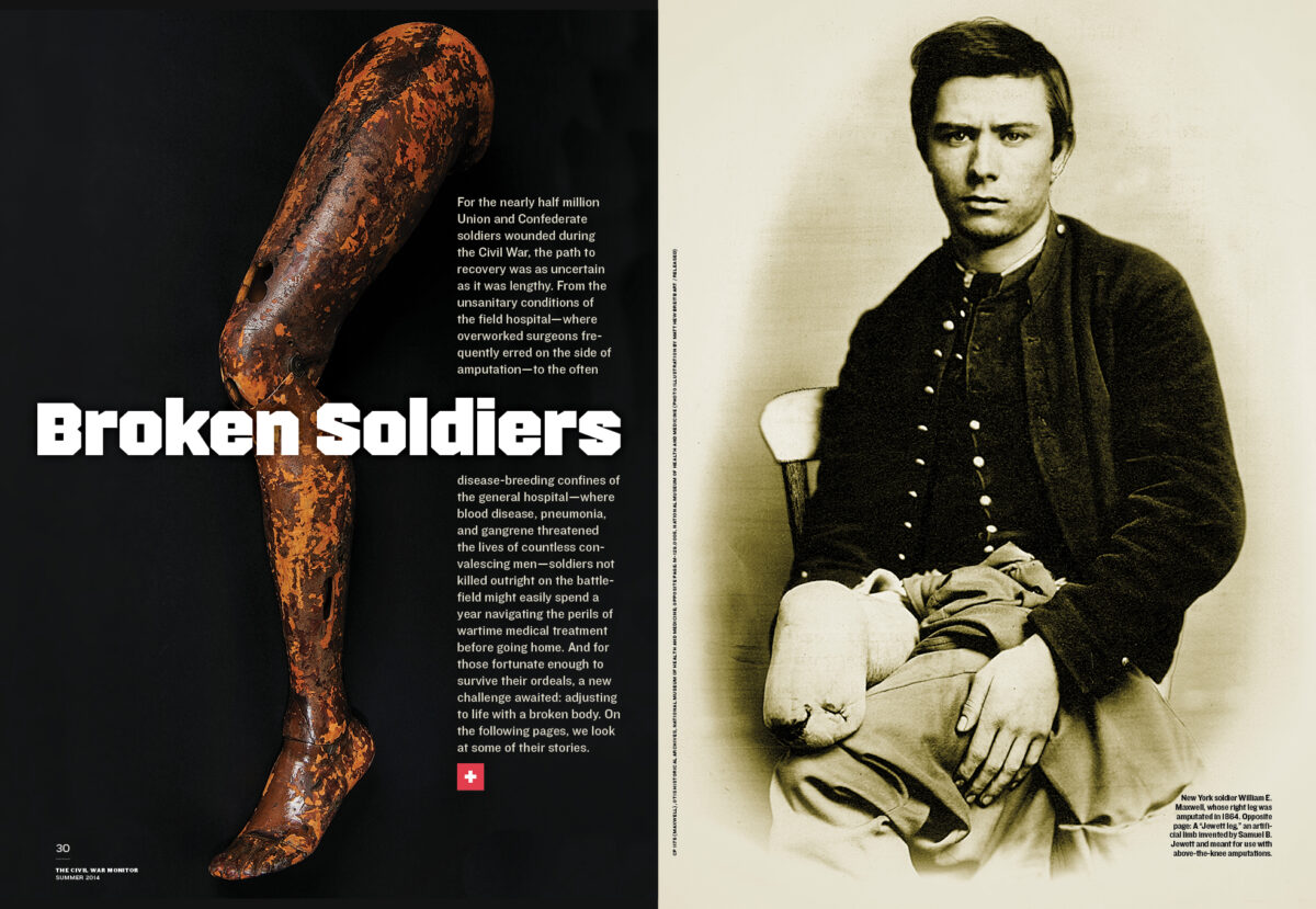Wounded Civil War soldiers