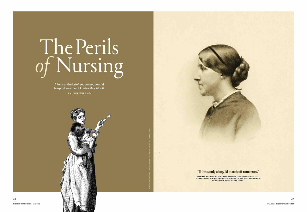 Louise May Alcott's experience as a Civil War nurse