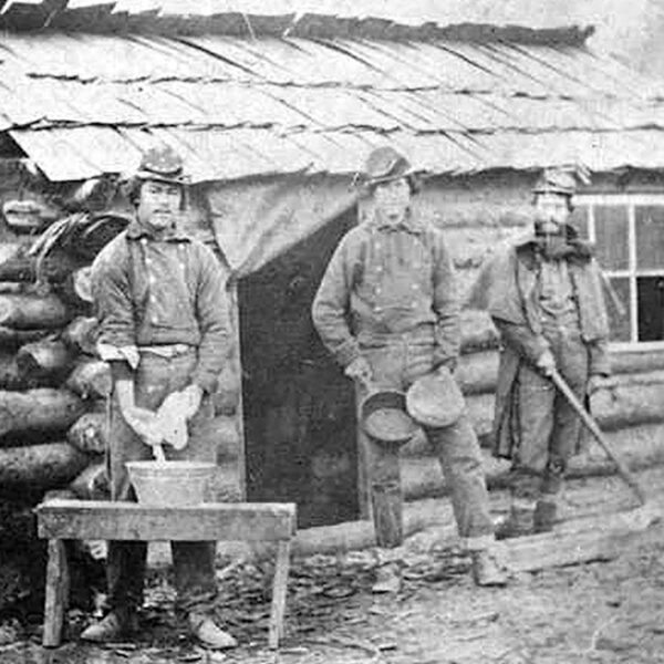 Three soldiers from Hood's Texas Brigade