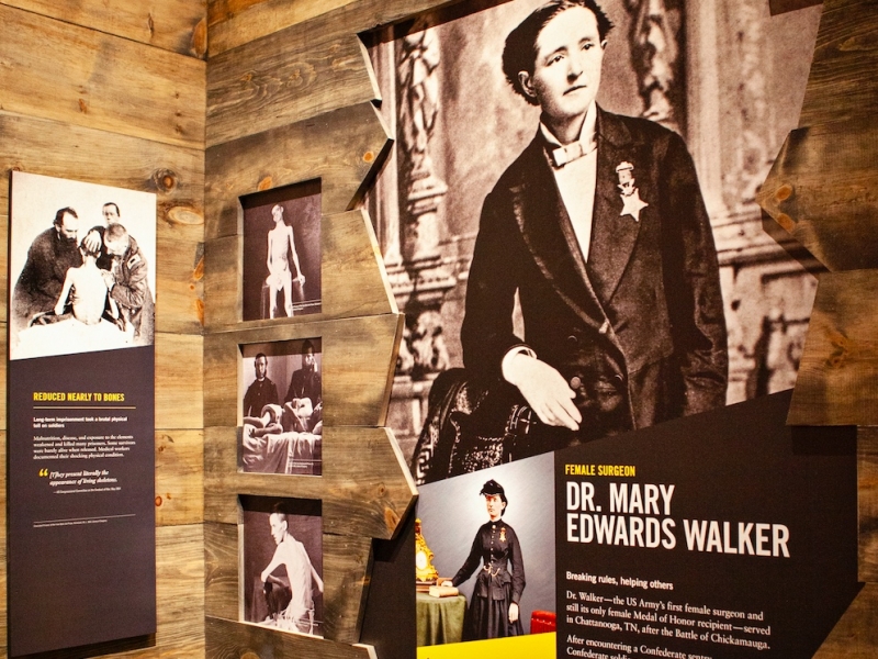 As if looking at a window through time, you can learn about the lives of people like the U.S. Army’s first female surgeon, Dr. Mary Edwards Walker.  