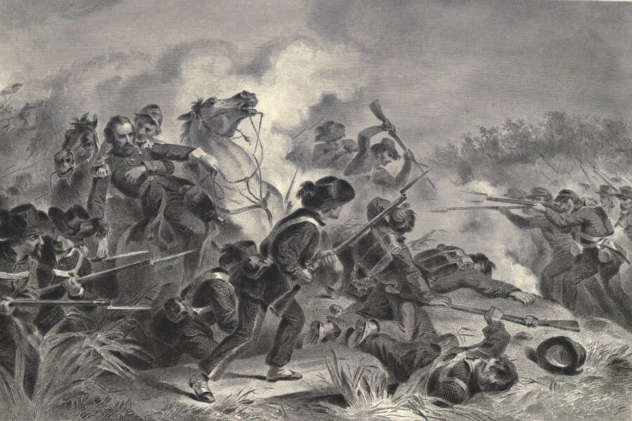Battle at Wilson's Creek, MO. Death of General Lyon
