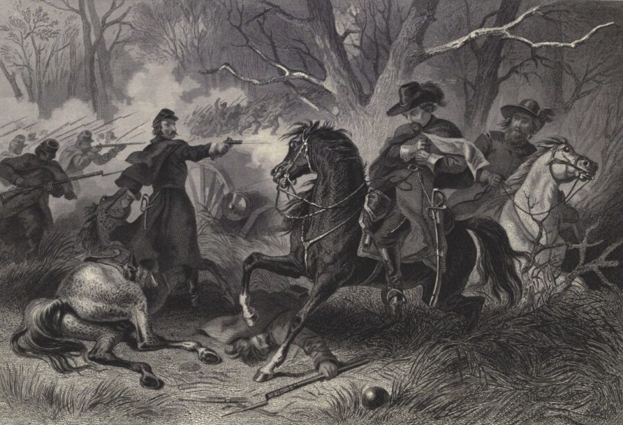 Battle Near Mill Springs, KY. Death of Gen. Zollicoffer