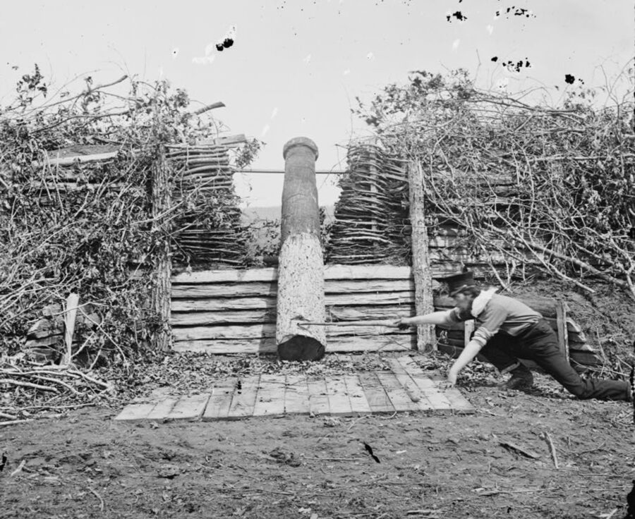 Quaker gun, Centreville, Virginia