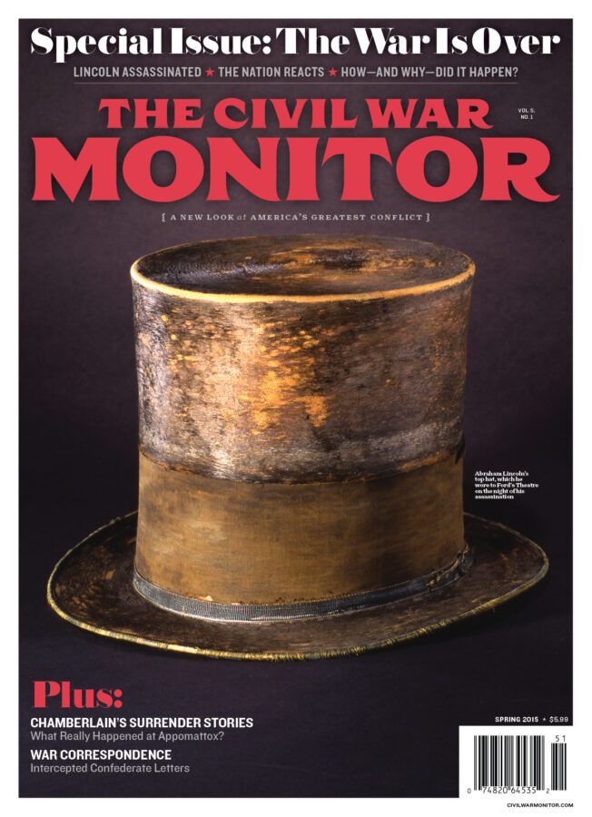 Spring 2015 Civil War Monitor cover