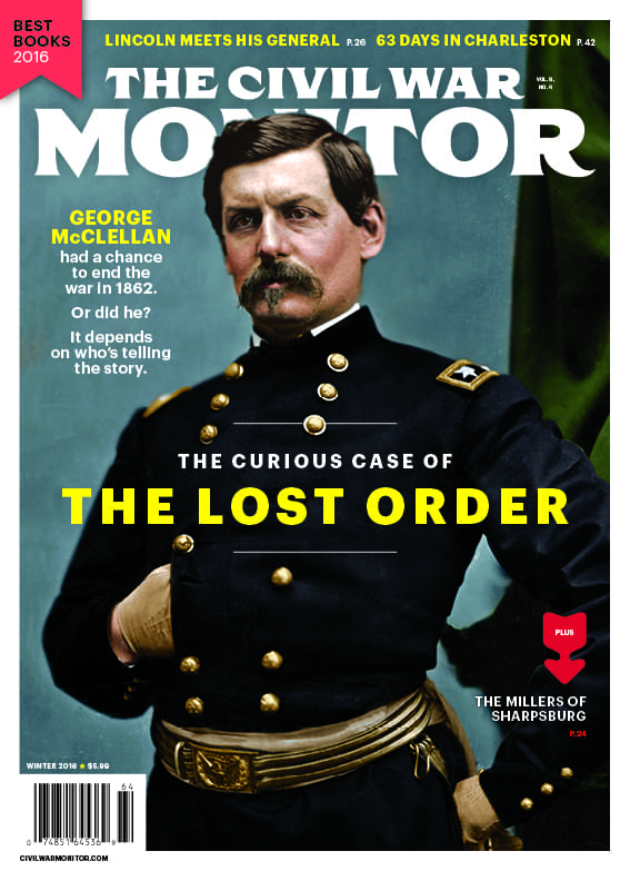 Winter 2016 Civil War Monitor cover