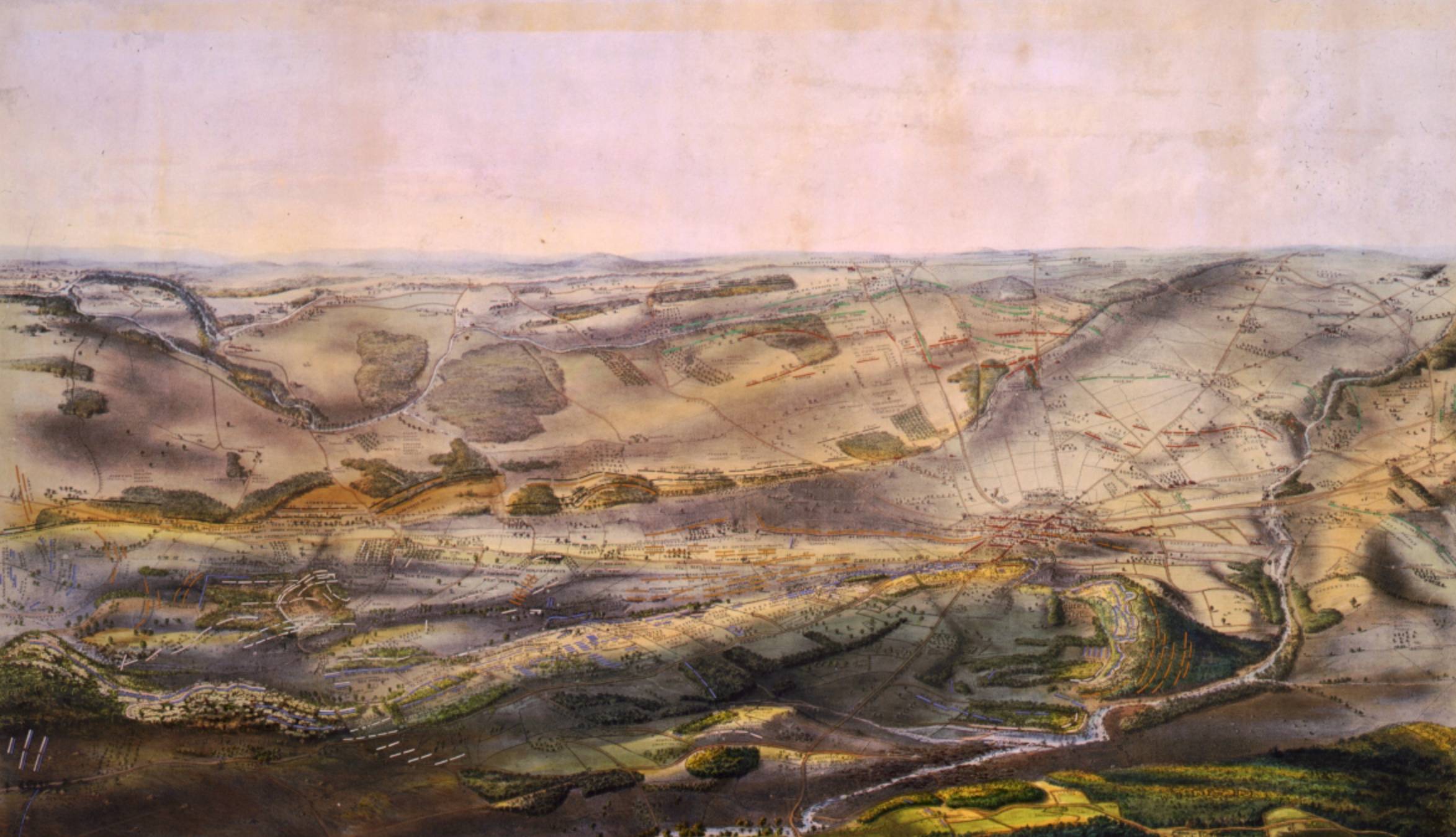 "The Gettysburg Battlefield" by John Bachelder