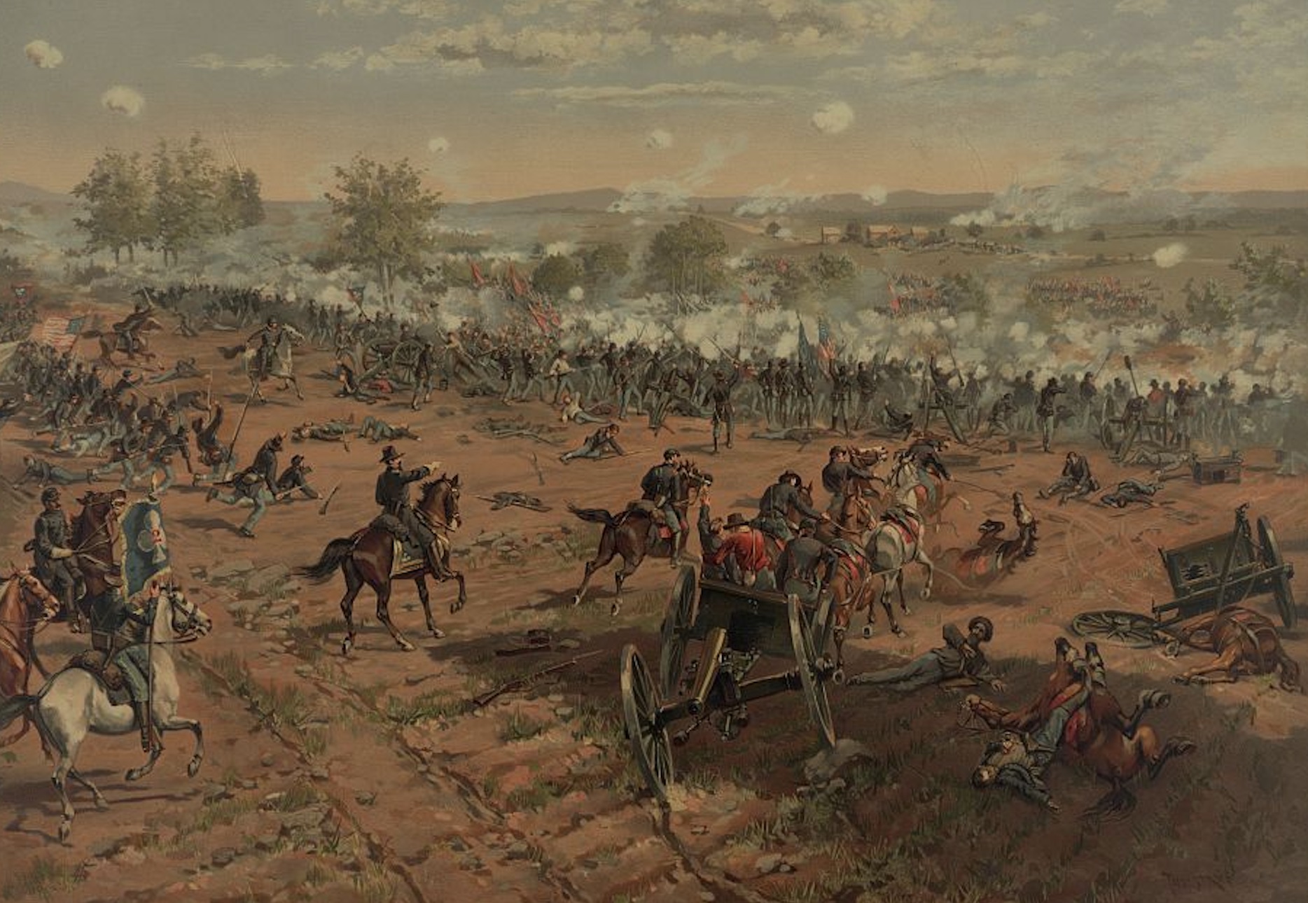 Thure de Thulstrup's "Battle of Gettysburg"