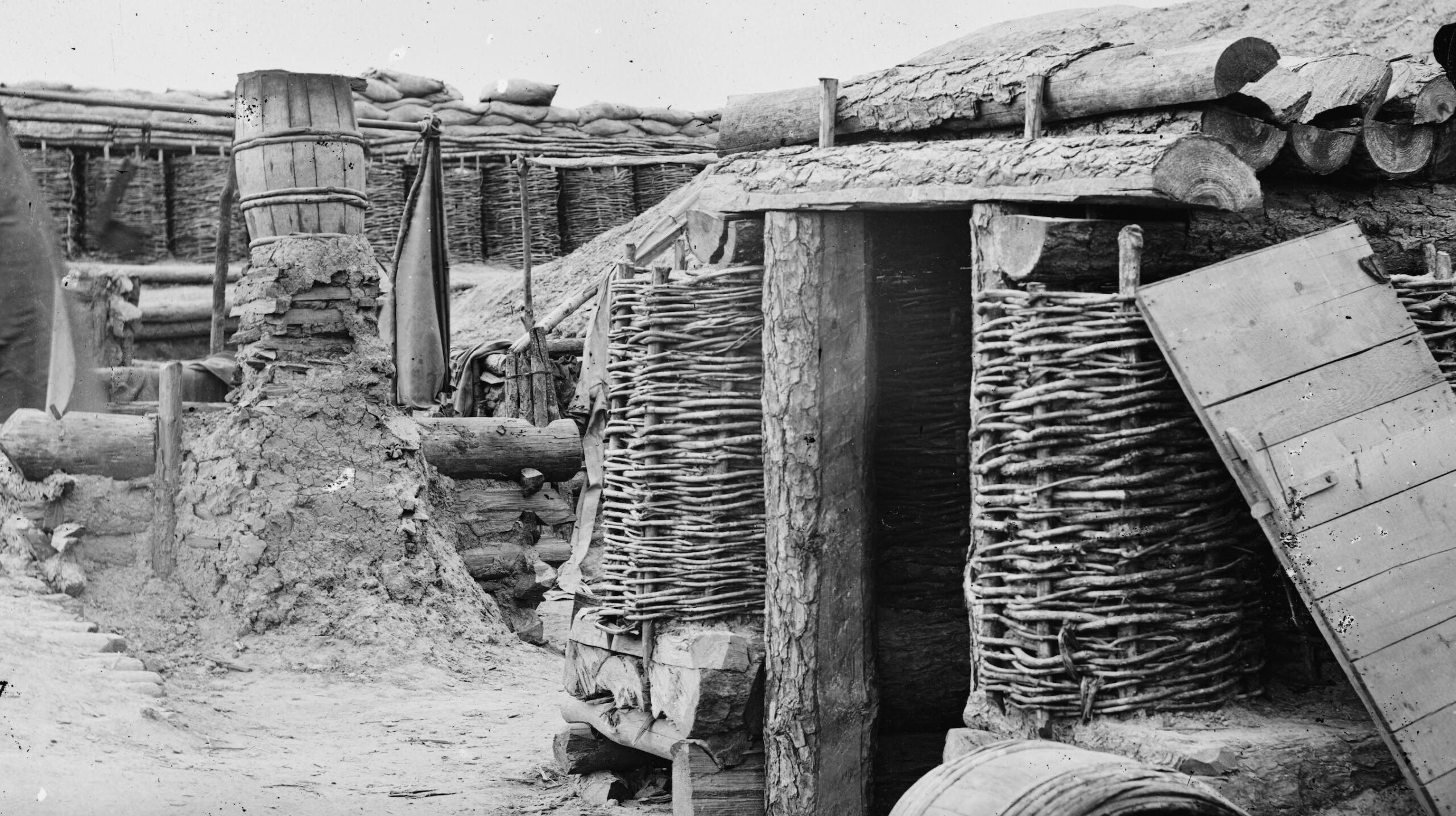 Confederate works at Petersburg, Virginia
