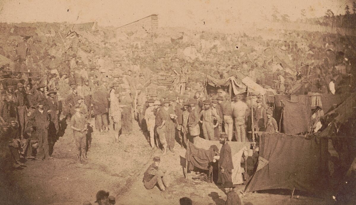Andersonville Prison, as it appeared in August 1864.
