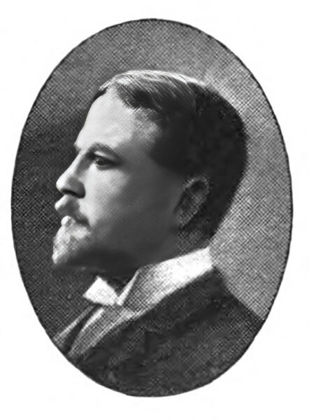 Black and white portrait of Thure De Thulstrup.