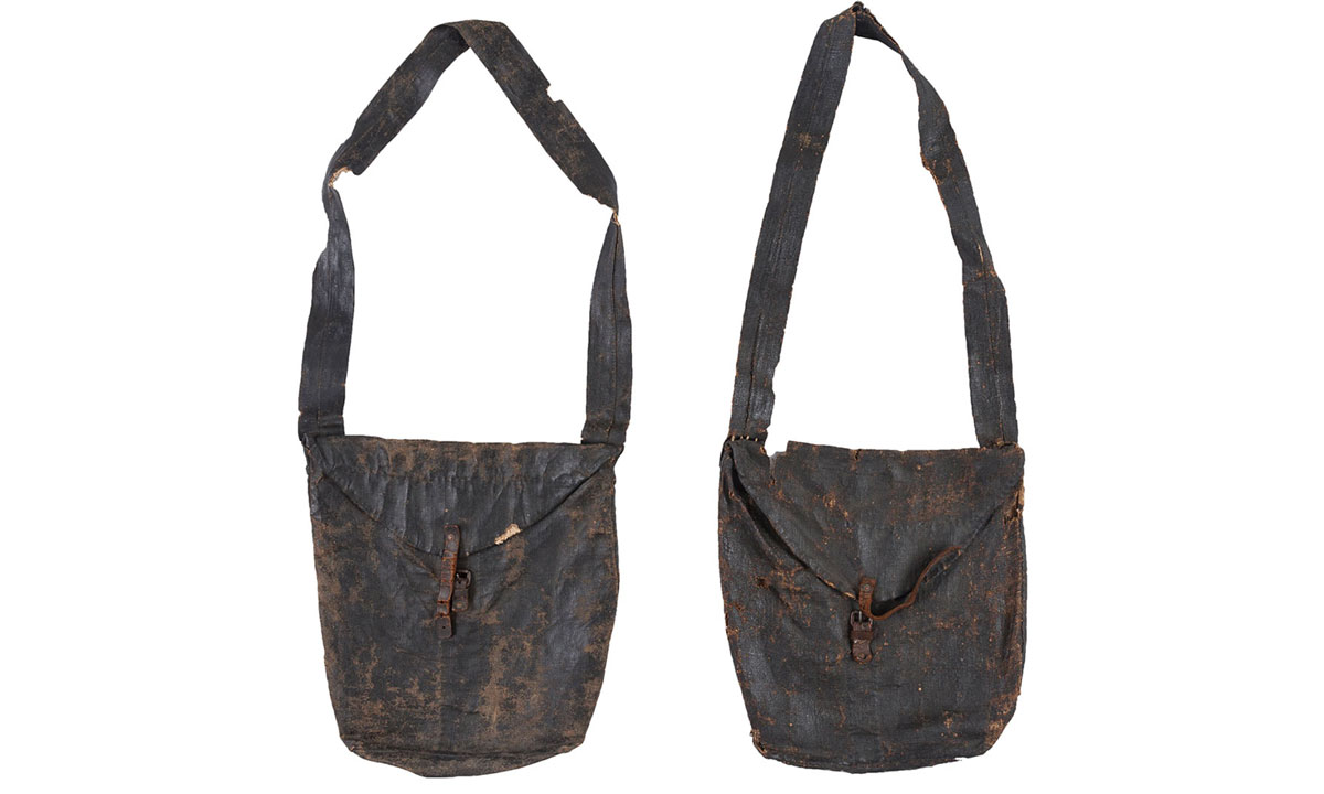 Two Civil War era haversacks.