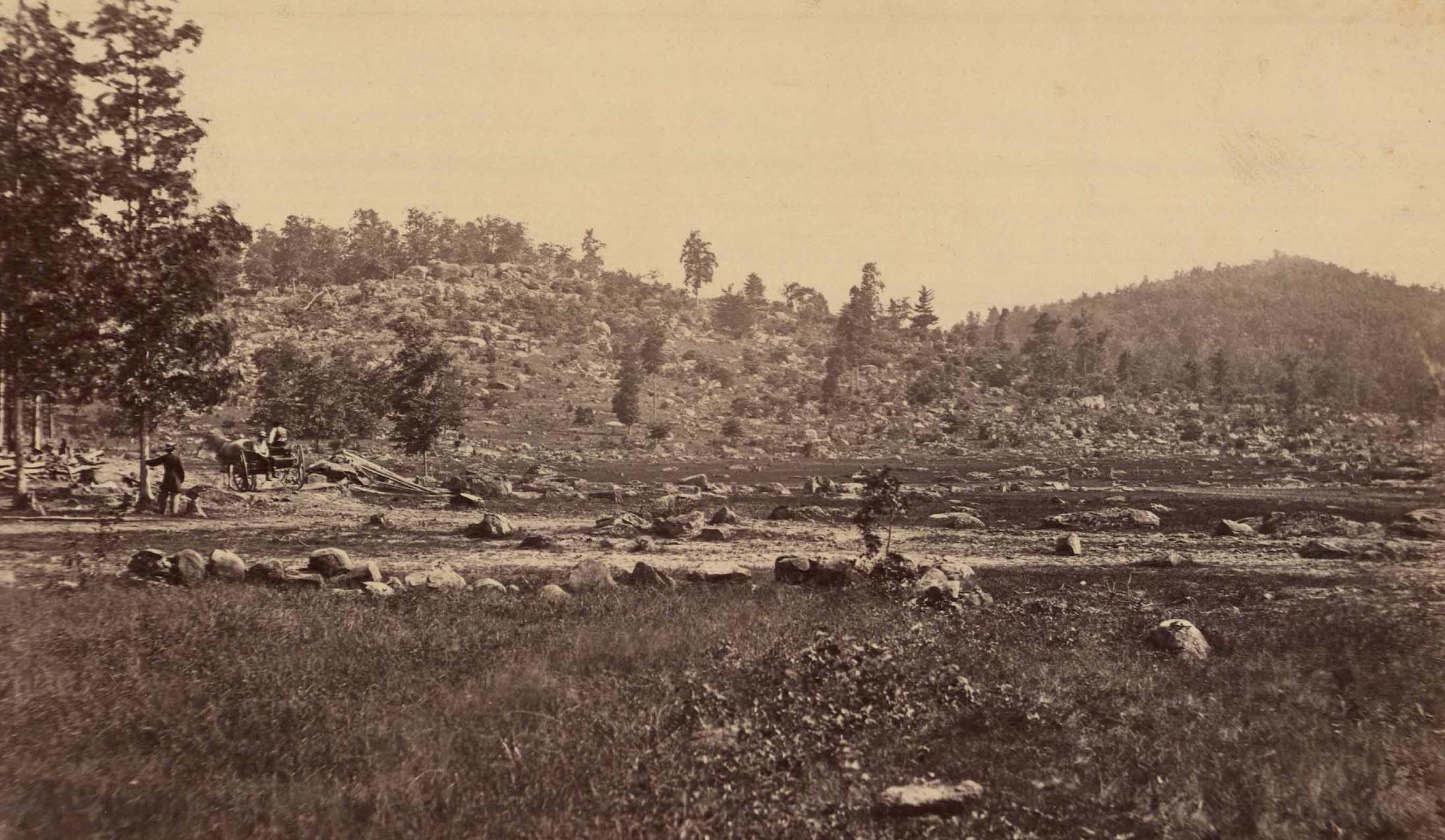 Little Round Top and Big Round Top at Gettysburg