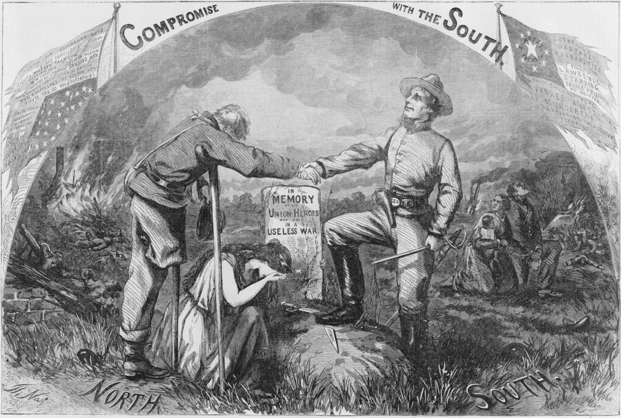 Compromise with the South illustration by Thomas Nast.