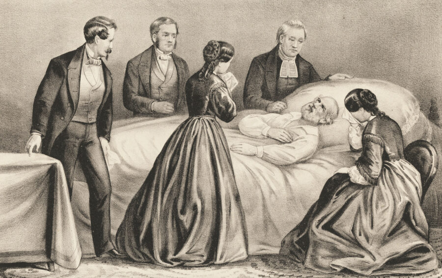 Death of General Robert E. Lee illustration.