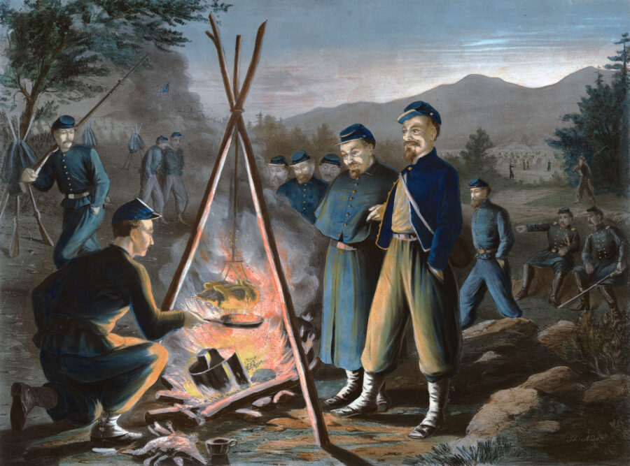 Life in the Camp: Preparing for Supper