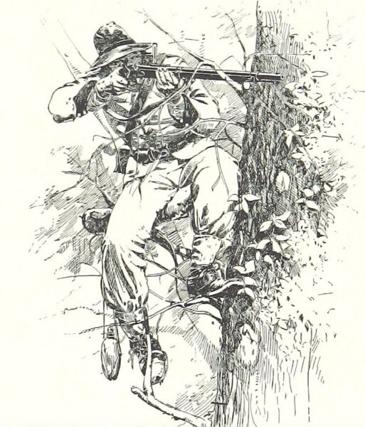 A Confederate sharpshooter