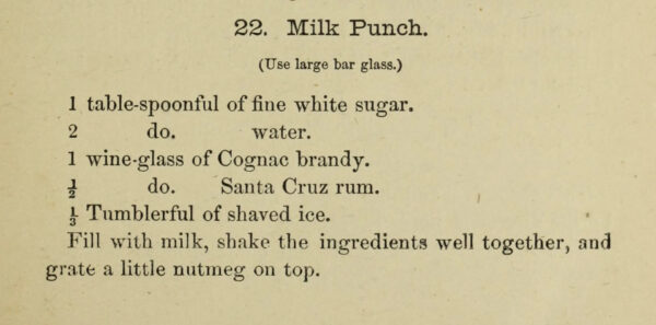 milk punch
