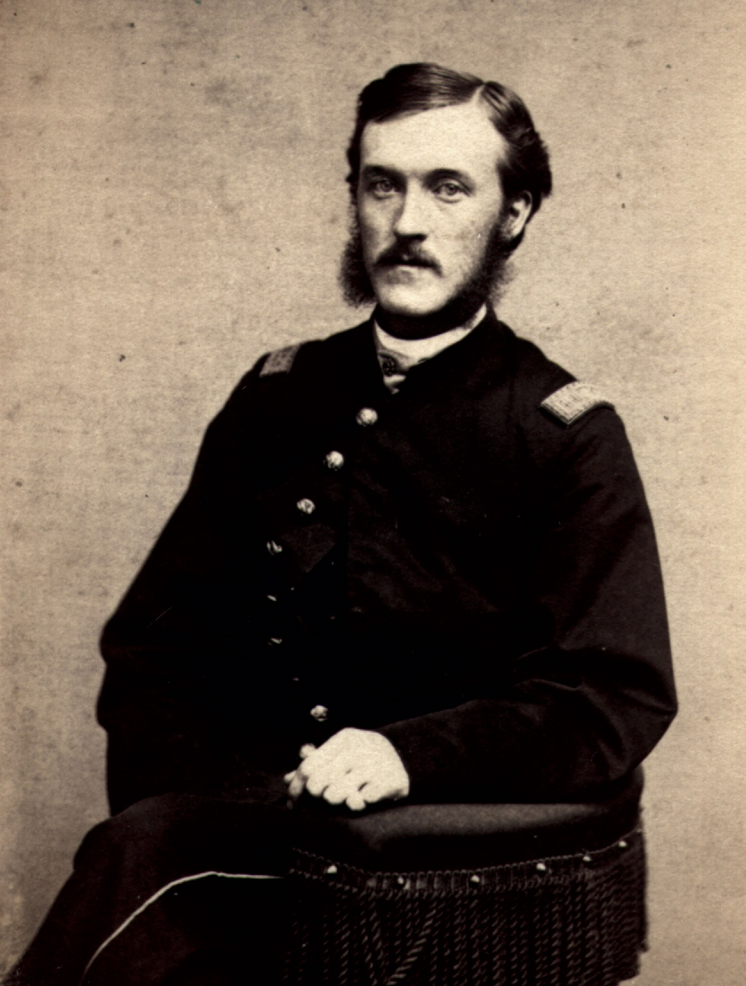 Portrait of Samuel Bean Noyes, Corporal, 12th New Hampshire Infantry.