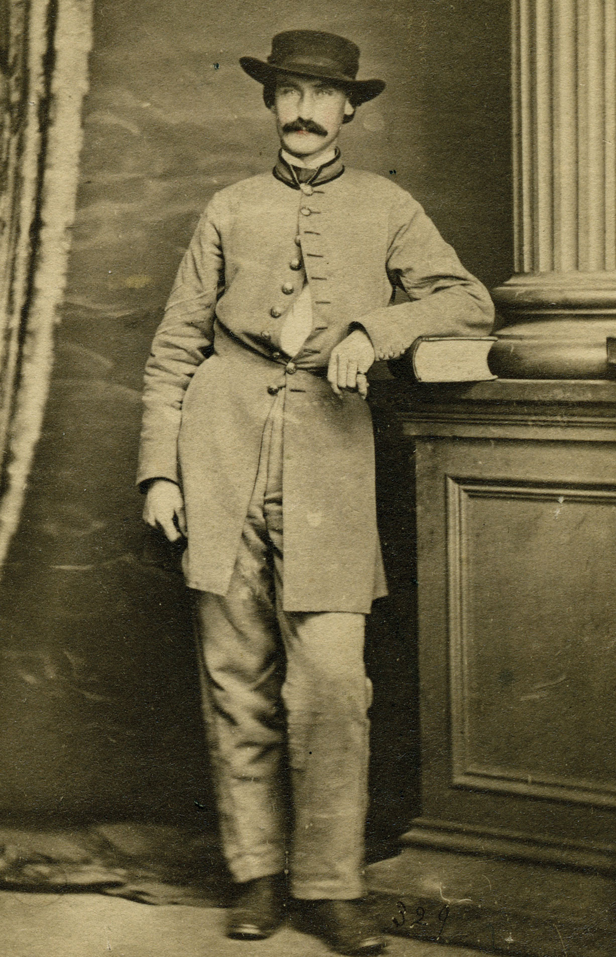 Portrait of Kirkbride Taylor, 1st Sergeant, 8th Virginia Infantry.