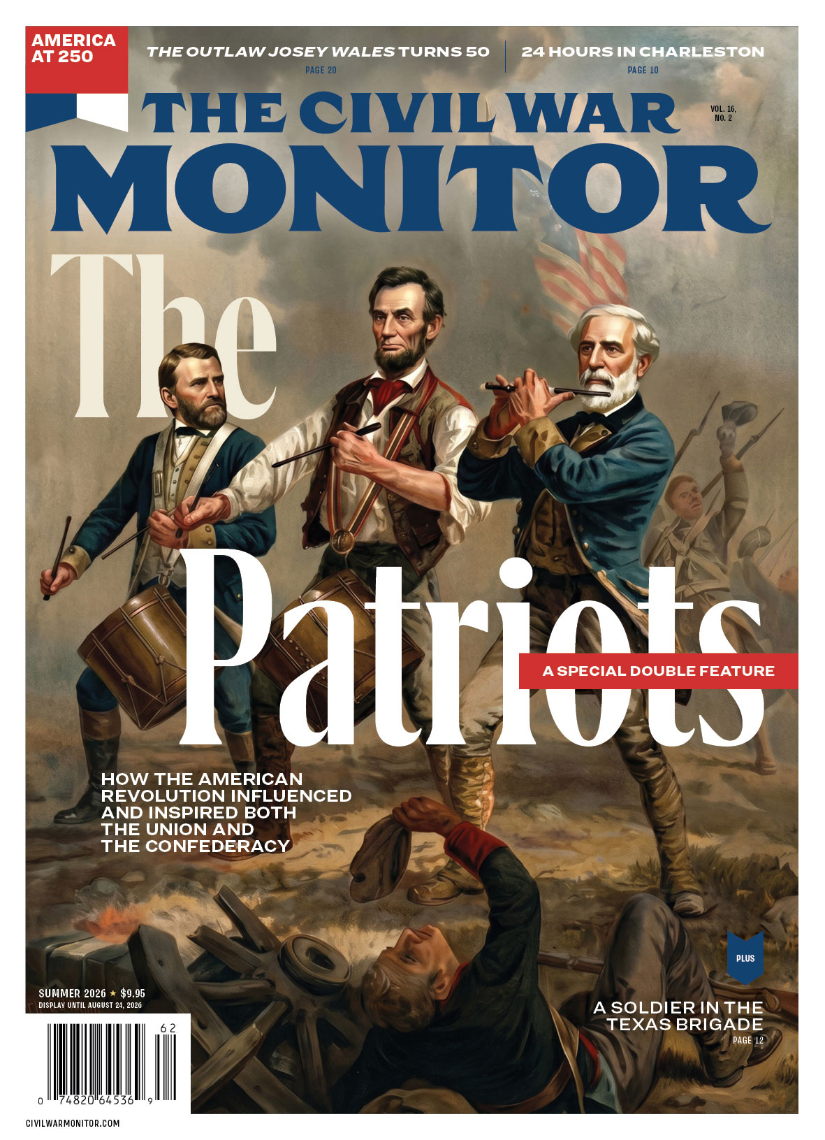Summer 2026 issue cover of The Civil War Monitor.