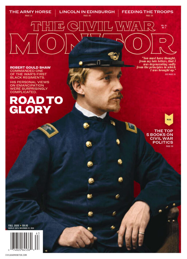 Fall 2026 issue cover of The Civil War Monitor.