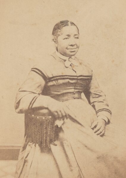 An unidentified African-American nurse who worked at Chesapeake Military Hospital in Hampton, Virginia