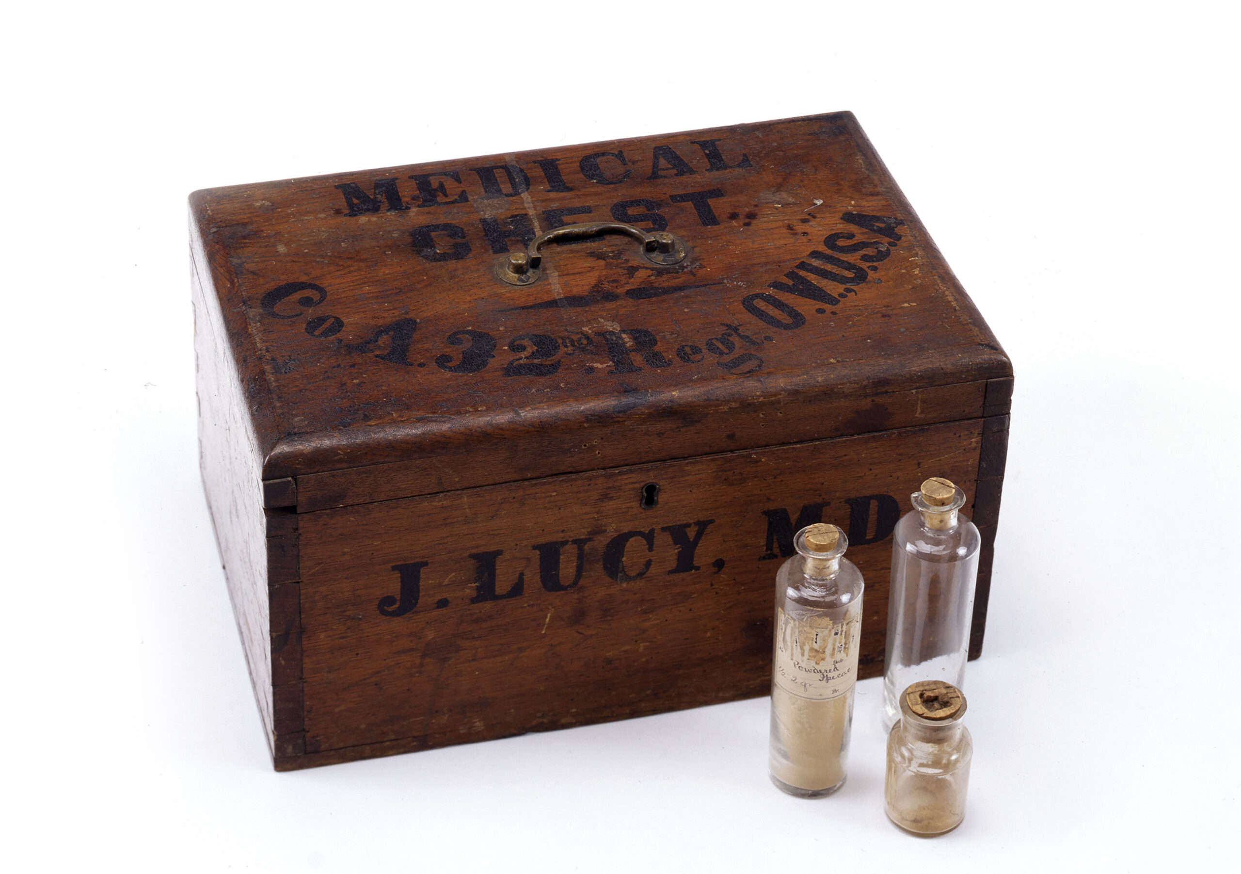 Civil War era medicine chest.