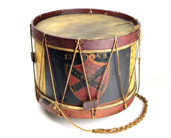 Civil War era Confederate drum