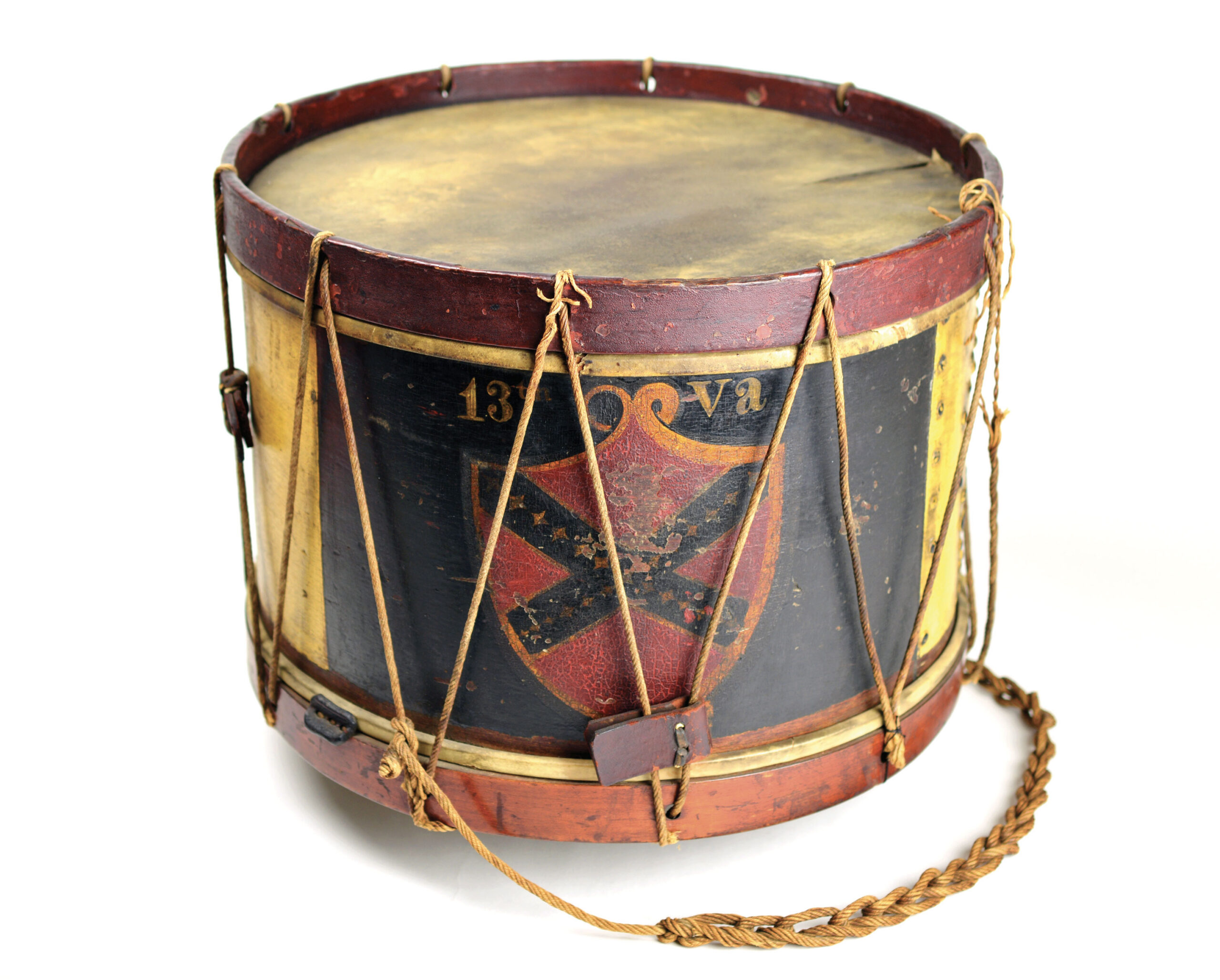 Civil War era Confederate drum