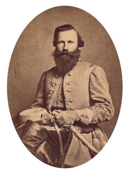 Confederate cavalry general J.E.B. Stuart