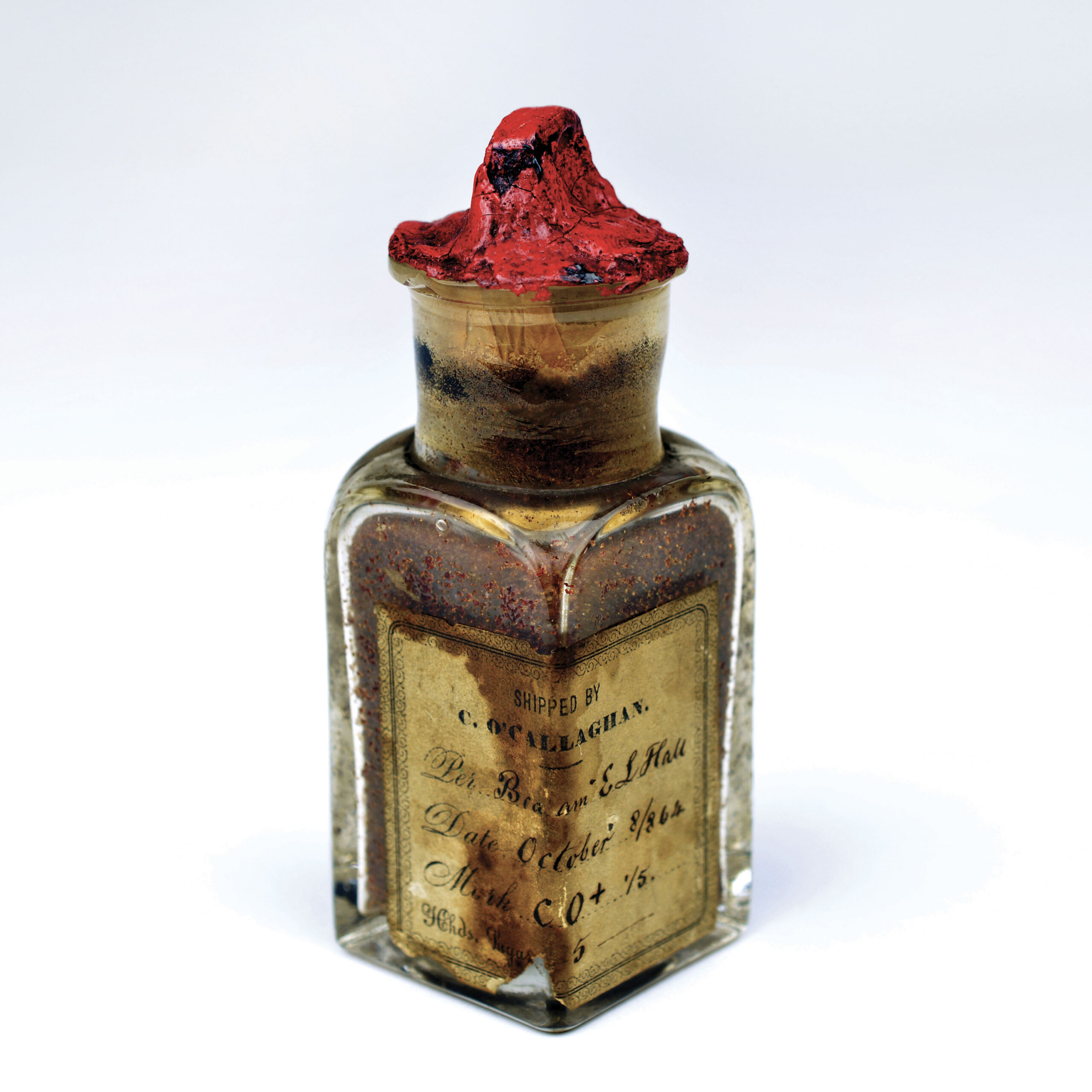Civil War era sugar bottle